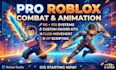 create custom r6 r15 combat systems, movement animation and sword kits