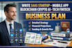 write saas startup mobile app blockchain crypto ai tech fintech business plan