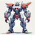 draw amazing character mecha robot illustration