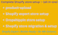 build a high converting shopify store fast setup