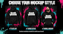 create custom pod mockups for t shirts hoodies and pullover