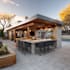 do backyard landscape design, patio, front yard design
