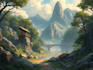 draw a environment concept art