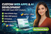 develop or clone web app crm erp odoo mvp saas ai software developer ai chatbot