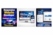 build responsive website using frontend and backend