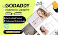 godaddy coaching website design redesign godaddy develop godaddy