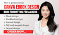 do canva book design workbook journal pdf design ebook formatting layout design