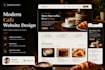 design a modern cafe website in figma
