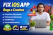 perform bug fixes and app improvements in your ios app