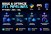 build and optimize etl pipelines using python, AWS and sql