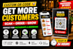 create custom branded qr codes for your business menu or portfolio