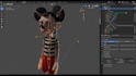 professionally rig and weight paint your mesh in blender with cloth simulation