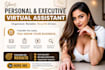 instagram virtual assistant, email assistant canva assistant admin support VA