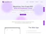 saas website landing page wordpress design and development