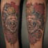 create professional trash polka tattoo design