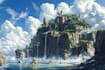create fantasy landscape illustrations