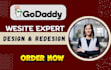 godaddy website design develop godaddy website redesign godaddy website godaddy
