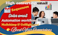 do high convince welcome email sequence for gohighlevel mailchimp