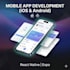 develop mobile app using react native expo for android and ios