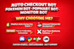 build auto checkout bot, pokemon bot, popmart bot, monitor bot