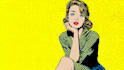 draw a retro pop art roy lichtenstein style