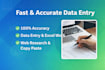 do fast and accurate data entry in excel