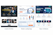 create responsive website using HTML CSS bootstrap tailwind and react