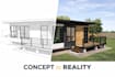 design modern house plans 2d floor plan and 3d rendering