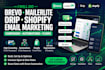 do brevo mailerlite drip shopify email marketing campaigns automations flows