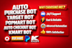 build auto purchase bot, target bot, popmart bot, auto checkout bot, kmart bot