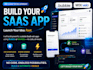 build no code saas web app using bubble or wix velo with dashboard and automatio