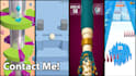 create a 2d hyper casual mobile game with ads
