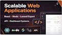 develop scalable web app api dashboard using react nodejs laravel
