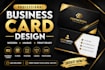 design luxury business cards