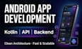 create android app with backend integration and api development