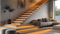 design staircase design in 2d and 3d modeling