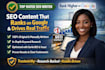 be an SEO content writer and rewriter