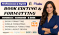 do book editing, proofreading, copy editing for amazon KDP