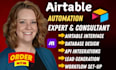 setup airtable database, airtable automation, airtable crm, softr webapp expert