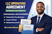 create llc operating agreement professionally