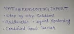 solve arithmetic and logical reasoning problems with steps