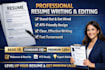 professionally edit and improve your resume