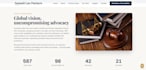 design a professional, responsive law firm website
