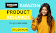 do amazon product research for amazon