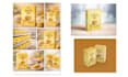 do packaging and label design, food, mailer box package