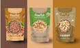 create modern food packaging, pouch design and pouch bag