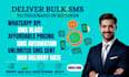 do professional  bulk SMS email blast SMS automation
