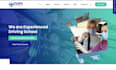 design wix driving school website motorcycle training defensive driving website