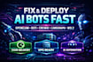 setup fix deploy gateway openclaw defi trading bot crewai langgraph wsl2 ai code