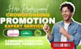 promote your crowdfunding campaign on kickstarter gofundme and indiegogo